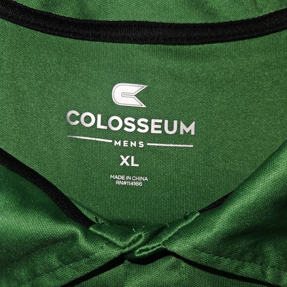 Colosseum North Texas Mean Green Short Sleeve Polo Shirt Men's Size XL NWT - Picture 4 of 8